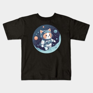 Catstronaut Adventures Kids T-Shirt